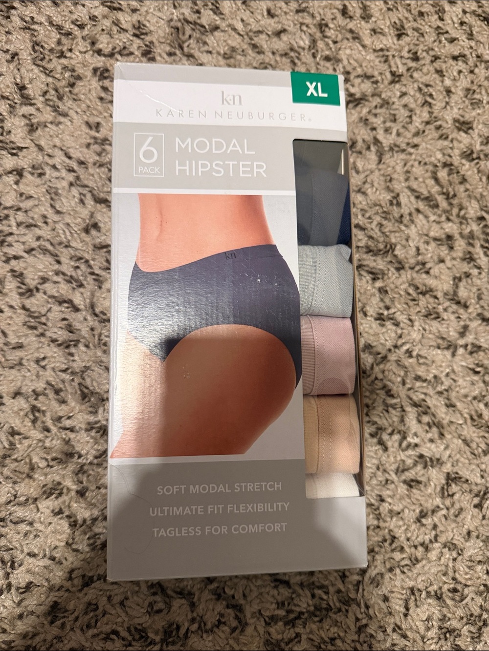 Karen Neuburger Women's Modal Hipster, (6-Pack)